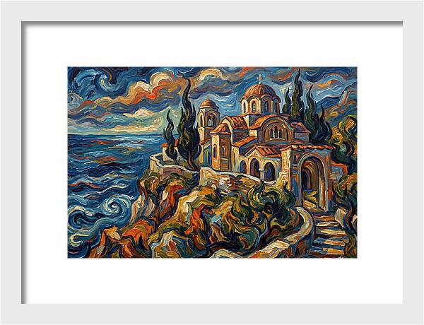 Serenity Of The Coastal Monastery
