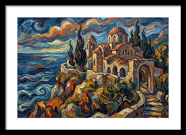 Serenity Of The Coastal Monastery