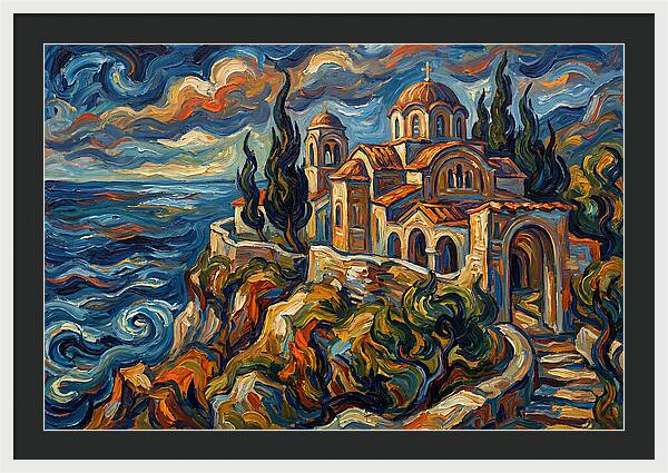 Serenity Of The Coastal Monastery