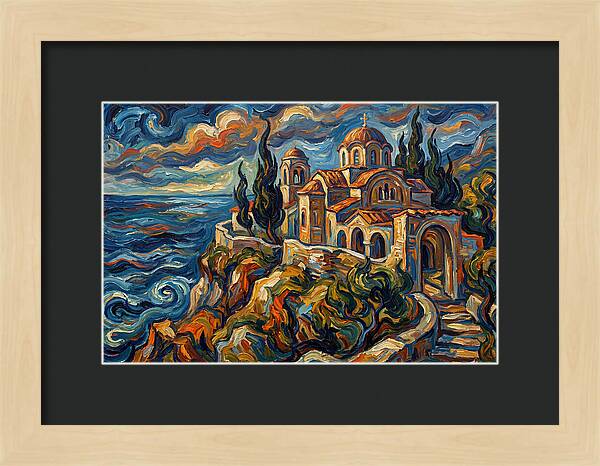 Serenity Of The Coastal Monastery