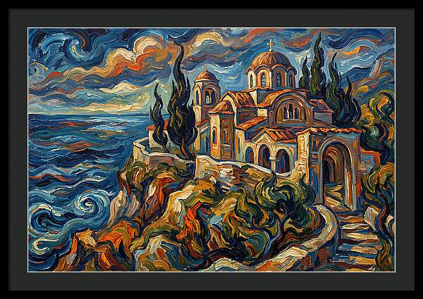 Serenity Of The Coastal Monastery
