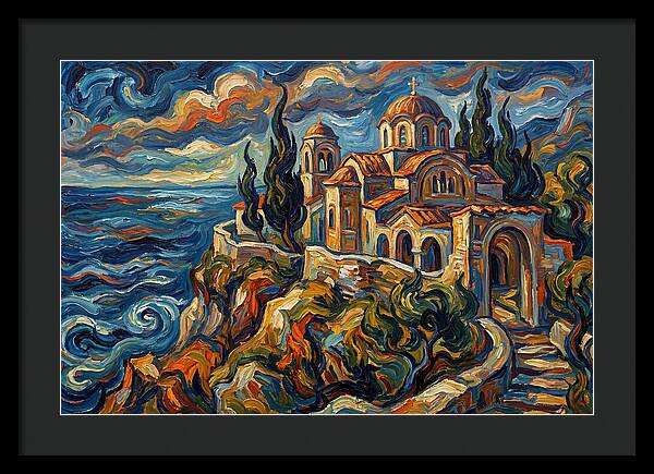 Serenity Of The Coastal Monastery