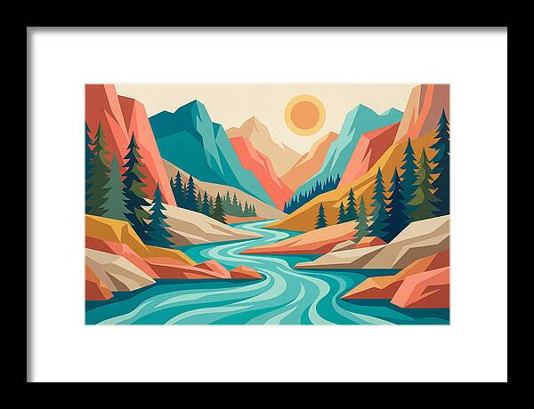 Serenity Of The Mountain Stream