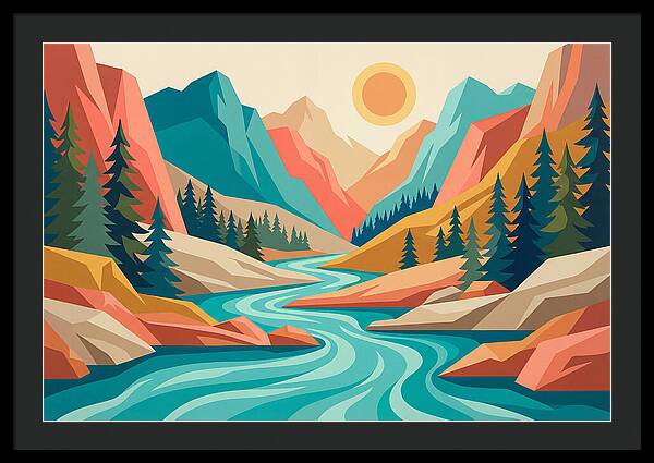 Serenity Of The Mountain Stream
