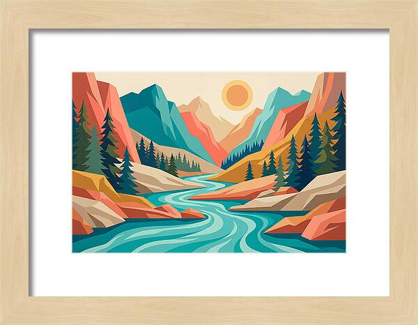Serenity Of The Mountain Stream