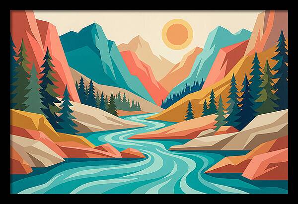 Serenity Of The Mountain Stream