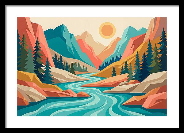 Serenity Of The Mountain Stream