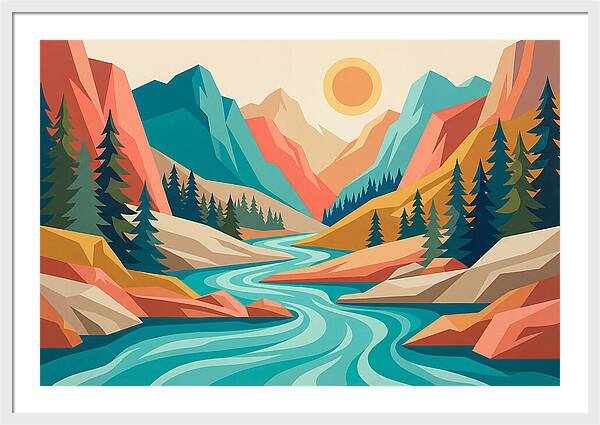 Serenity Of The Mountain Stream