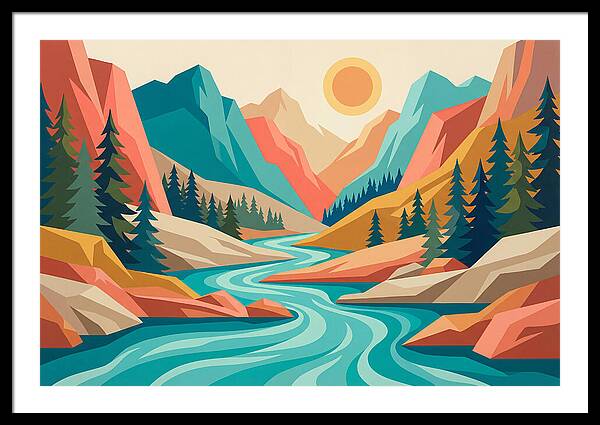 Serenity Of The Mountain Stream