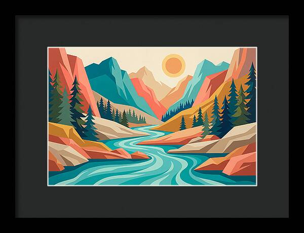 Serenity Of The Mountain Stream