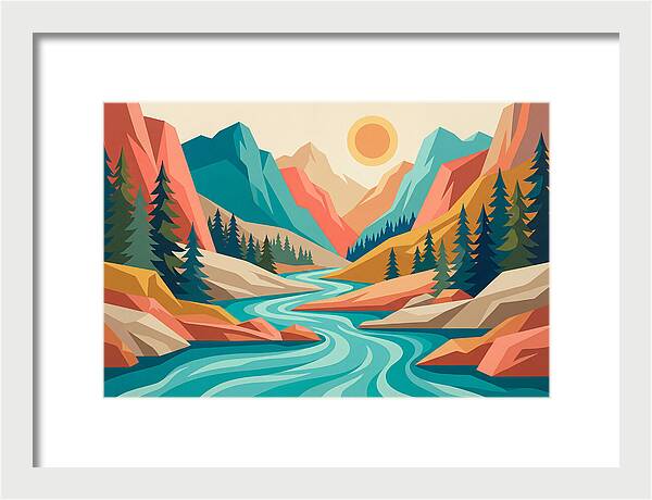 Serenity Of The Mountain Stream