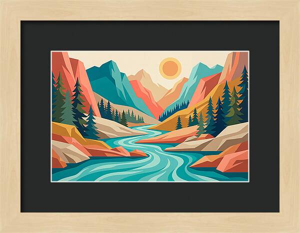 Serenity Of The Mountain Stream