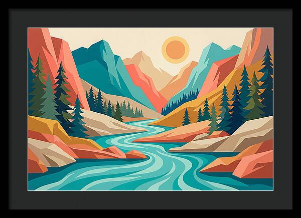 Serenity Of The Mountain Stream