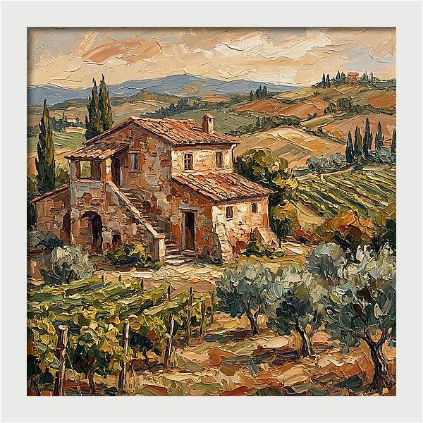 Serenity Of The Tuscan Hills