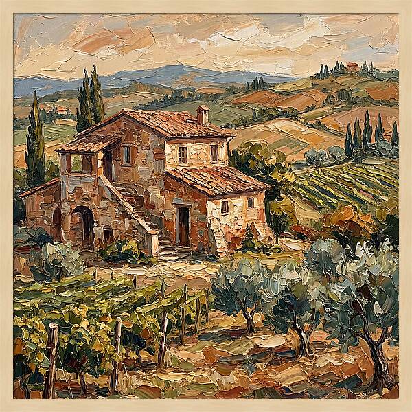 Serenity Of The Tuscan Hills