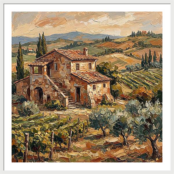 Serenity Of The Tuscan Hills