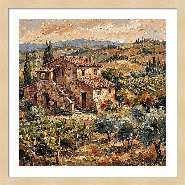 Serenity Of The Tuscan Hills