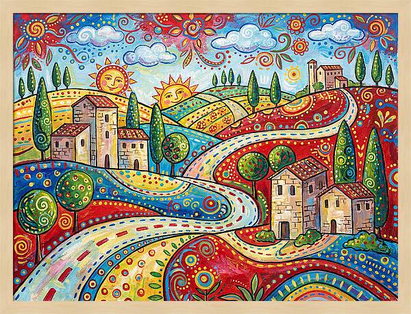 Serenity Of The Tuscan Landscape
