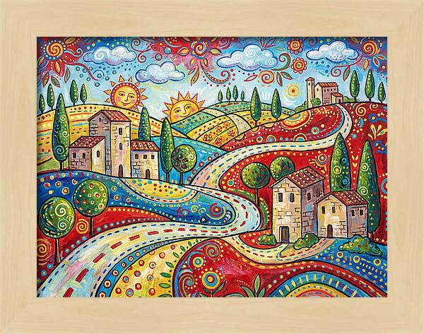 Serenity Of The Tuscan Landscape