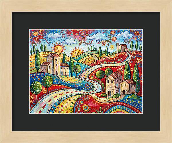 Serenity Of The Tuscan Landscape
