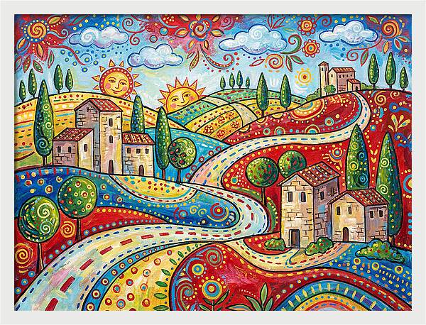 Serenity Of The Tuscan Landscape
