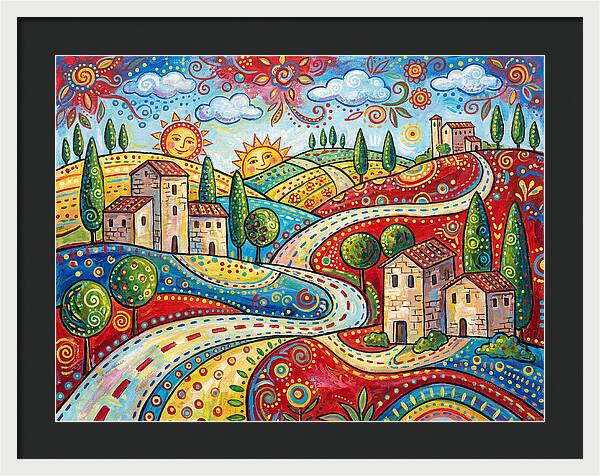 Serenity Of The Tuscan Landscape