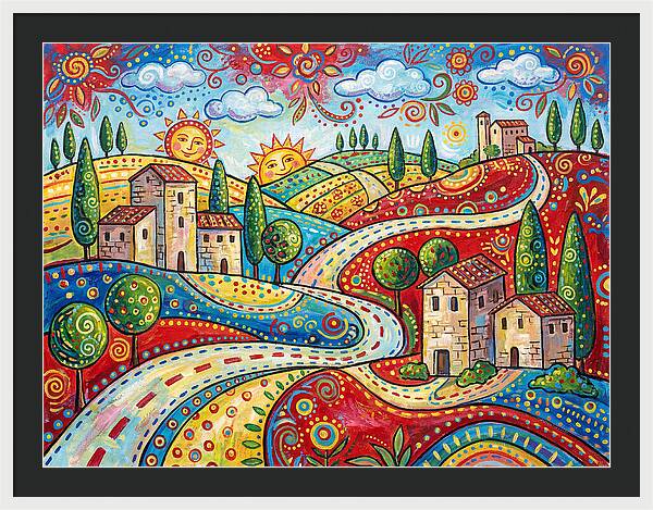 Serenity Of The Tuscan Landscape