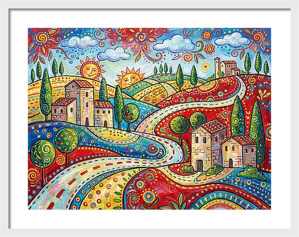 Serenity Of The Tuscan Landscape
