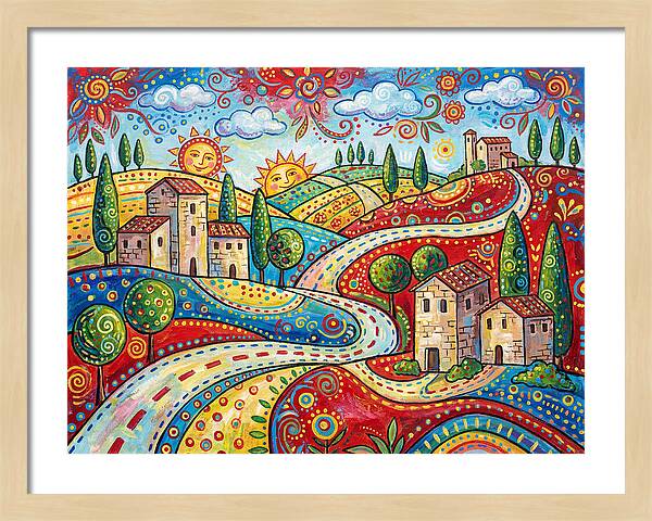 Serenity Of The Tuscan Landscape