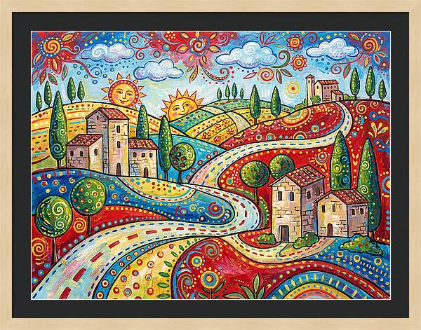 Serenity Of The Tuscan Landscape