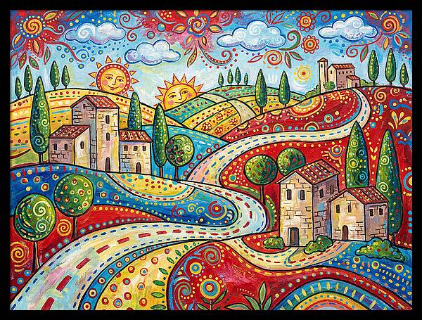 Serenity Of The Tuscan Landscape