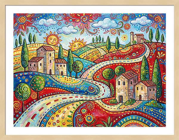 Serenity Of The Tuscan Landscape