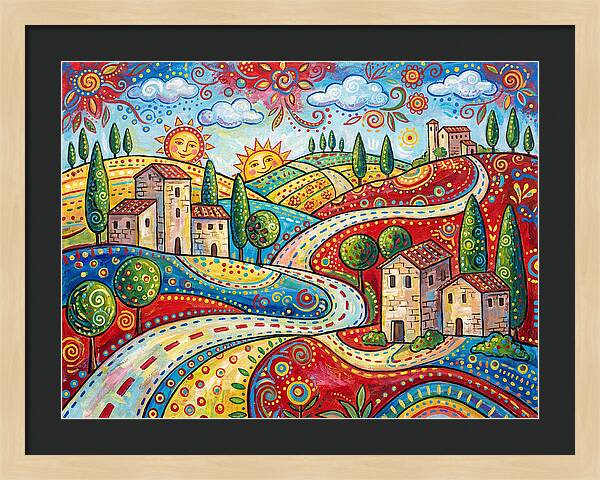 Serenity Of The Tuscan Landscape