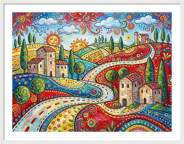Serenity Of The Tuscan Landscape