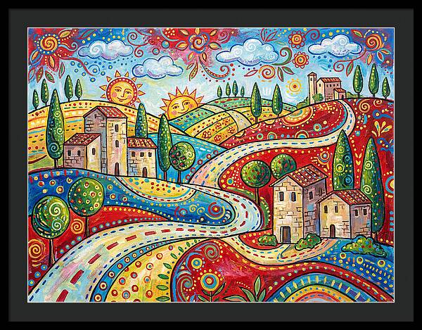 Serenity Of The Tuscan Landscape