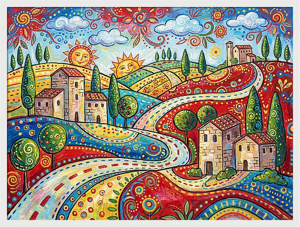Serenity Of The Tuscan Landscape