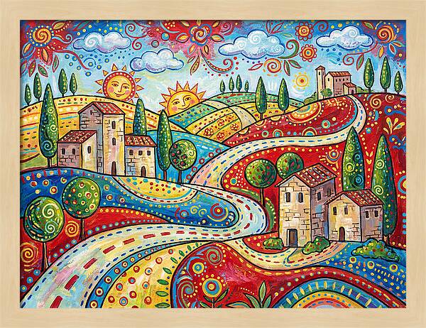 Serenity Of The Tuscan Landscape