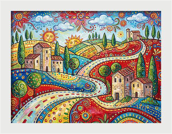 Serenity Of The Tuscan Landscape