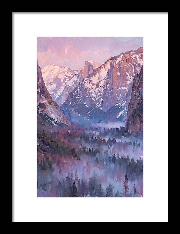 Serenity Of The Valley At Dawn