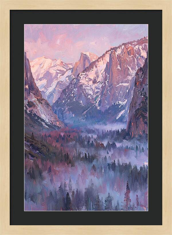 Serenity Of The Valley At Dawn
