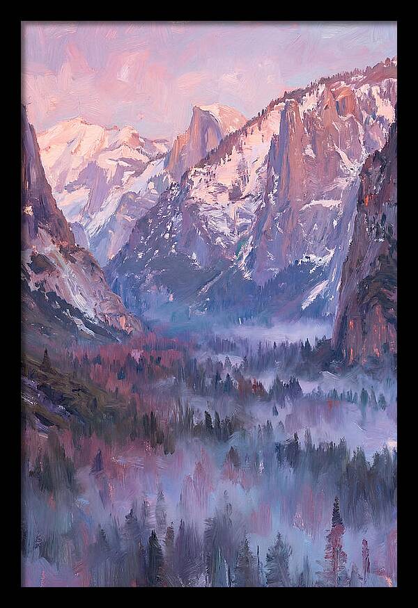 Serenity Of The Valley At Dawn