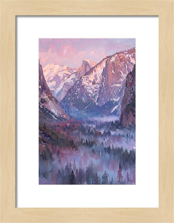 Serenity Of The Valley At Dawn