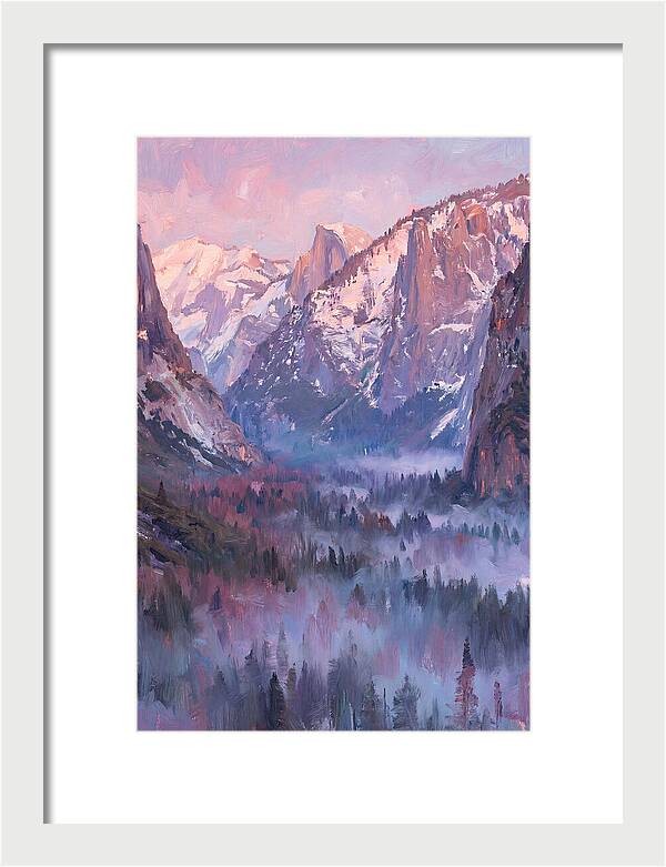 Serenity Of The Valley At Dawn
