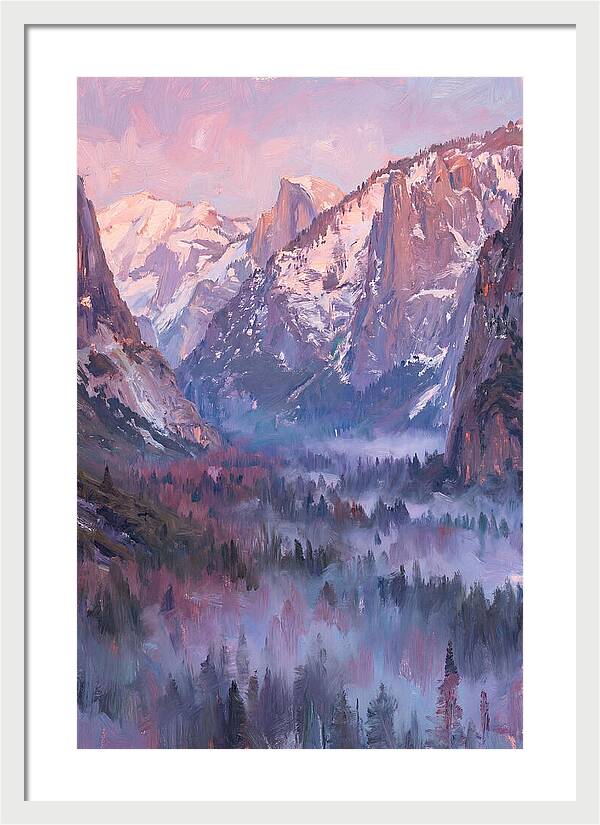 Serenity Of The Valley At Dawn