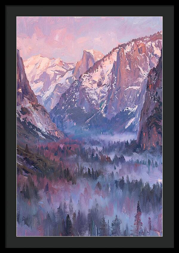 Serenity Of The Valley At Dawn