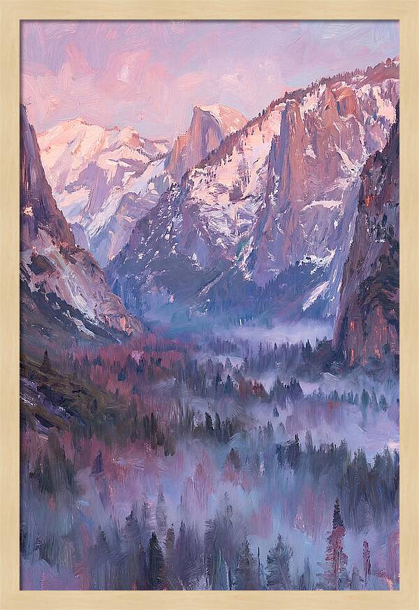 Serenity Of The Valley At Dawn