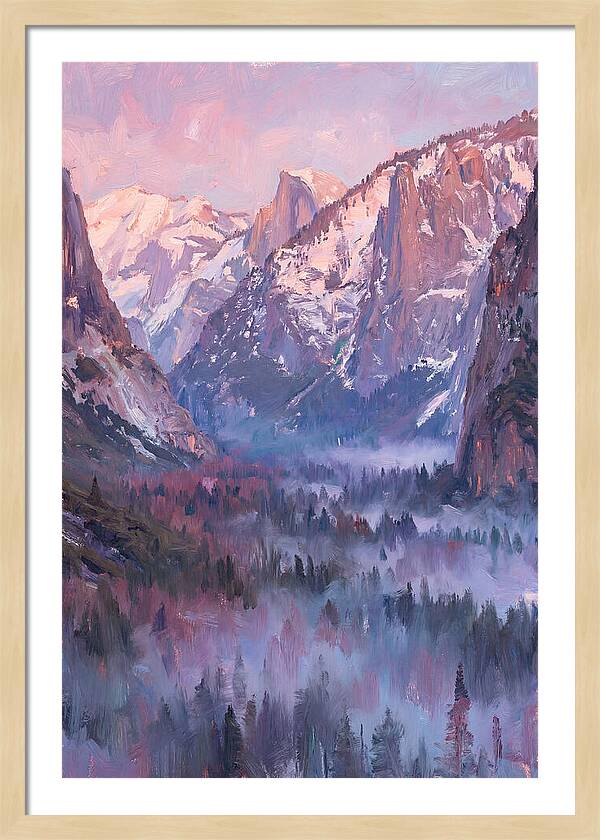 Serenity Of The Valley At Dawn