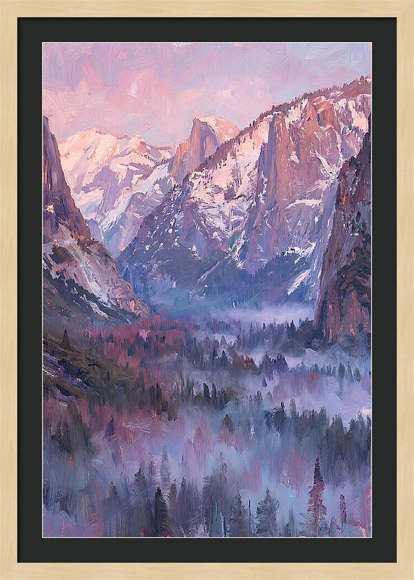 Serenity Of The Valley At Dawn