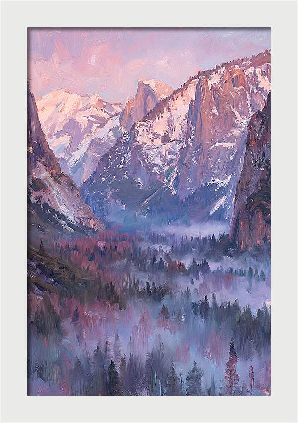 Serenity Of The Valley At Dawn