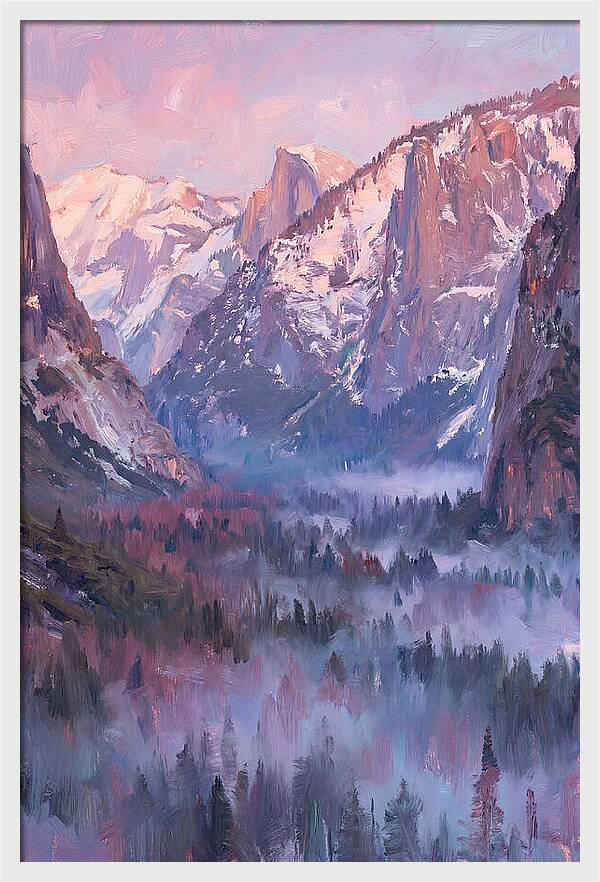 Serenity Of The Valley At Dawn